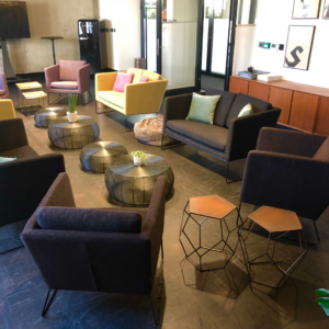 Copper Maze Side Table for event hire in London