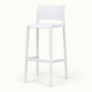white bar stool for event hire in london