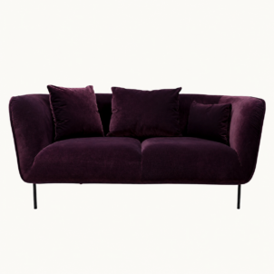 Claret Sofa for event hire in London