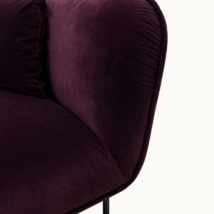 Claret Sofa for event hire in London