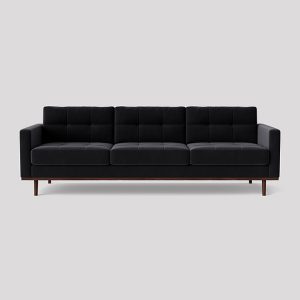 Melissa Sofa, Black Velvet, Juno Hire set
