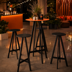 Party poseur tables for event hire in london