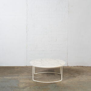 White round coffee table