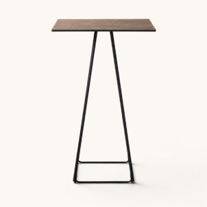 Rustic copper poseur table for event hire in london