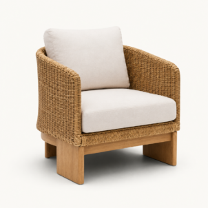 Porto armchair, outdoor furniture event hire london